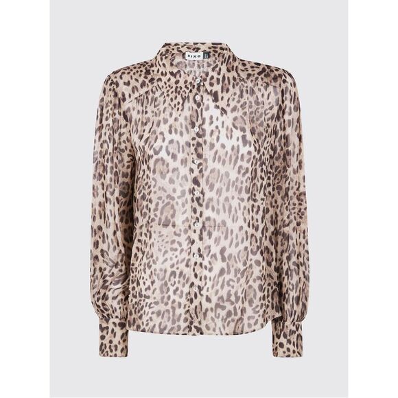 Rixo London Shirt Woman Brown